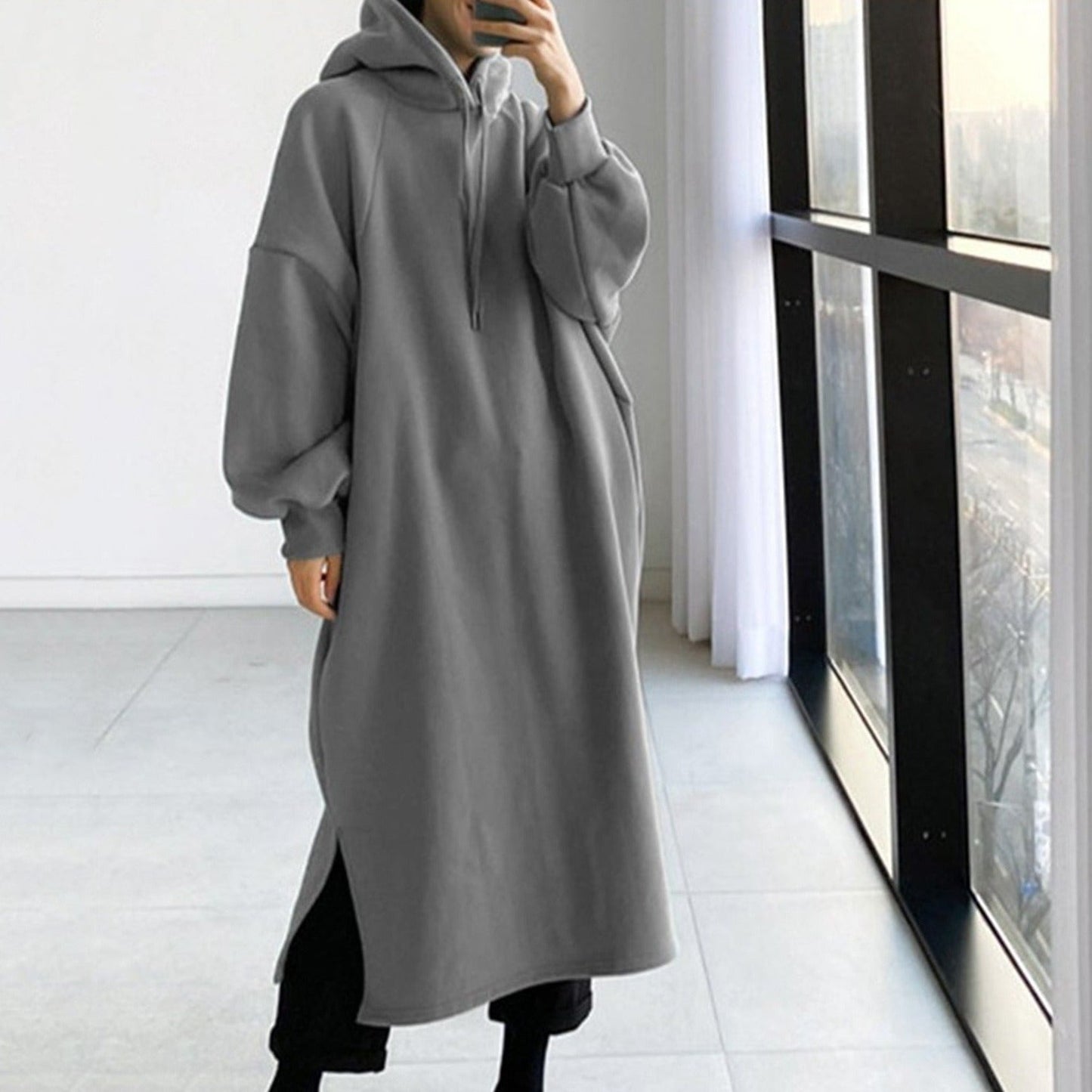 Manteau Femme Hiver Élégant À Capuche