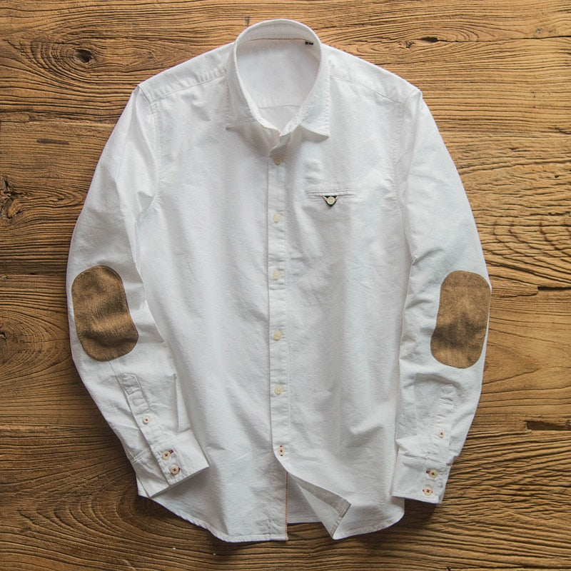 Chemise Classique Homme Manches Longues pour Travail