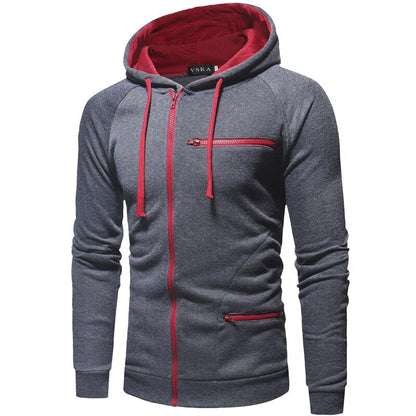Sweat À Capuche Zippé Slim Pour Hommes | Parfait Pour Le Printemps
