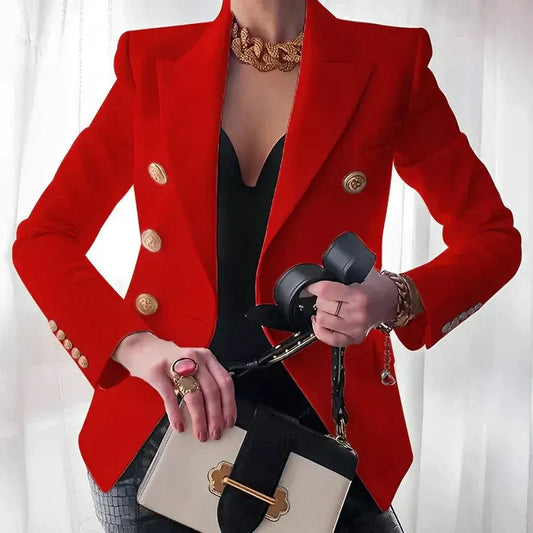 Veste Femme Élégante pour Travail ou Soirée - LuxeStyle