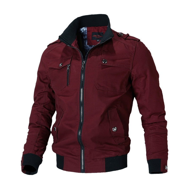 Veste Slim Zippée Homme Hiver