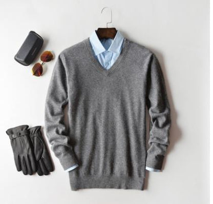CachemireLux™ – Pull Homme Cachemire Doux et Élégant Confort Optimal