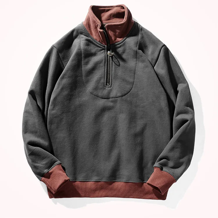 Pull Homme Décontracté À Zip
