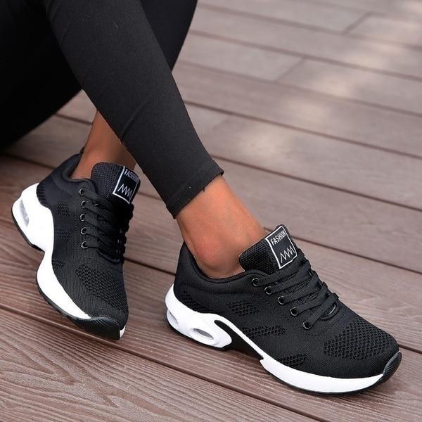 Baskets Femme Violet Bleu Confortables