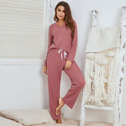 Ensemble Décontracté pour Femme avec Pantalon Élastique - LuxeStyle