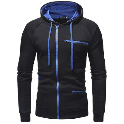 Sweat À Capuche Zippé Slim Pour Hommes | Parfait Pour Le Printemps