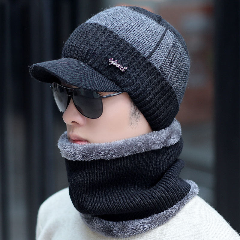 Bonnet Hivernal avec Masque de Visage Intégré