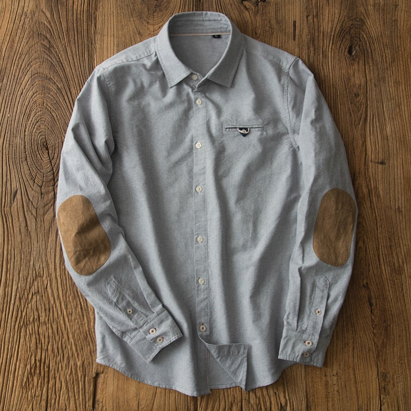 Chemise Classique Homme Manches Longues pour Travail