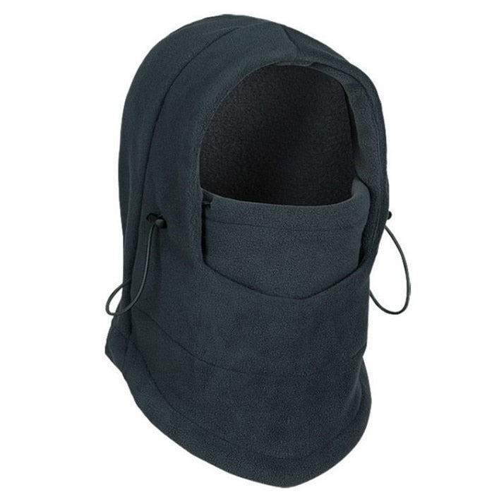 Cagoule Hiver 3-en-1 Étanche et Chaude pour Adultes