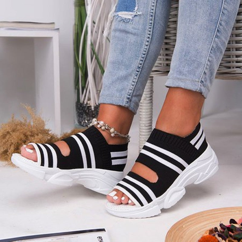 Sandale Chic à Bout Ouvert pour Femme - LuxeStyle