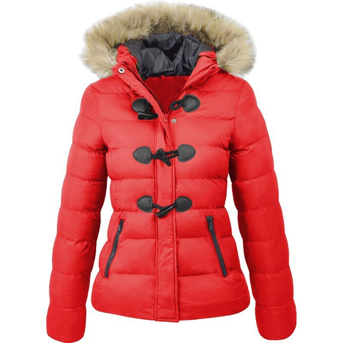 Manteau Hiver Homme Noir Long avec Capuchon
