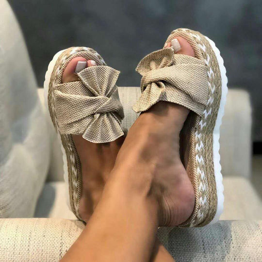 Sandales Femmes Confortables à Nœud
