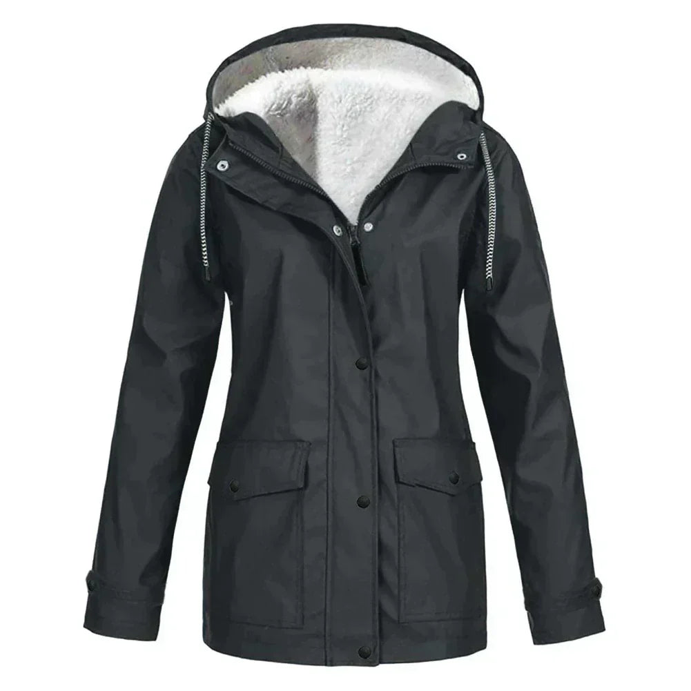 Veste de Pluie Féminine Élégante & Chaude - LuxeStyle