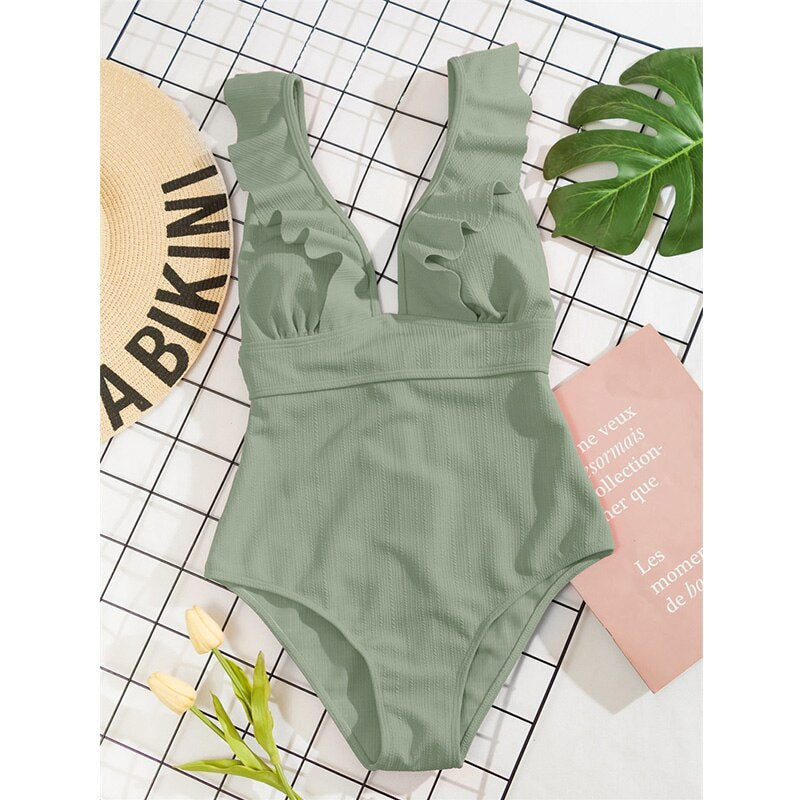 Maillot de Bain Femme Élégant avec Bretelles Délicates