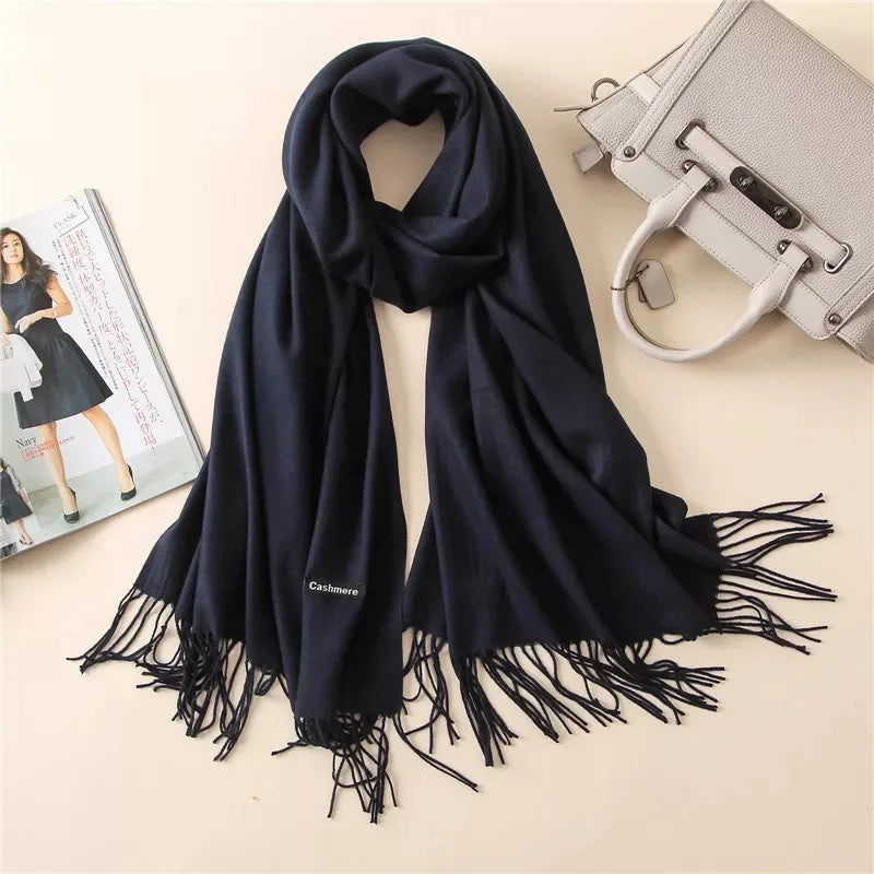 Écharpe douillette pour femme hiver