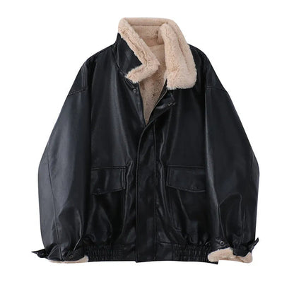 Manteau Hivernal Confortable avec Fourrure et Poches