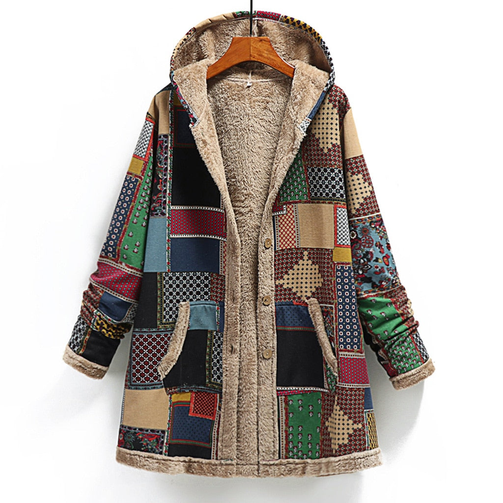 Manteau Femme Élégant Col Montant Hiver - LuxeStyle