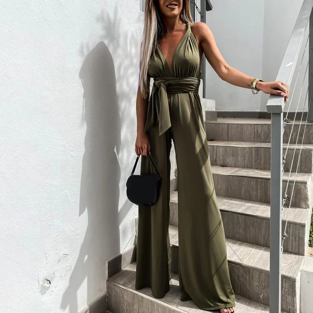 Velissa™ – Combinaison Femme Chic avec Ceinture Élégante et Confort