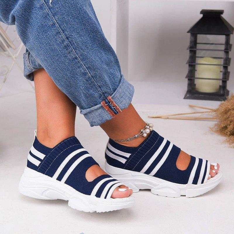 Sandale Chic à Bout Ouvert pour Femme