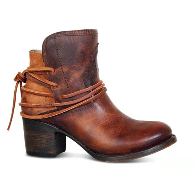 Bottes cowboy chic avec semelles antiderapantes