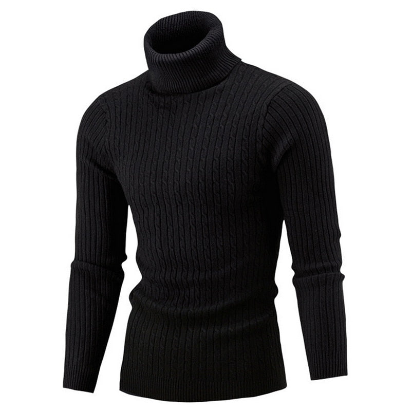 Pull Col Roulé Homme Tricot Luxe & Confortable - LuxeStyle
