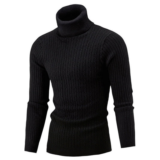 Pull Col Roulé Homme Tricot Luxe & Confortable - LuxeStyle
