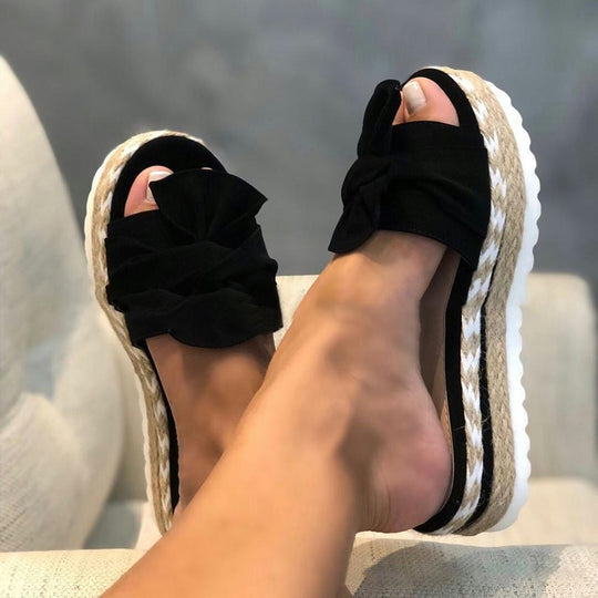 Sandales Femmes Confortables à Nœud - LuxeStyle
