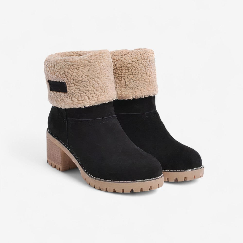 Bottines Hiver Doublure Polaire Talon Haut - LuxeStyle