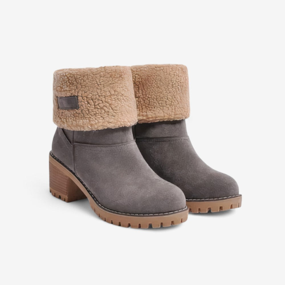 Bottines Hiver Doublure Polaire Talon Haut