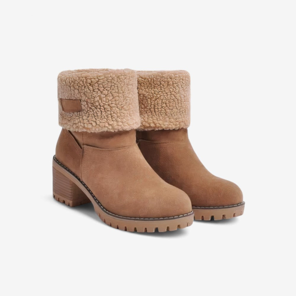 Bottines Hiver Doublure Polaire Talon Haut