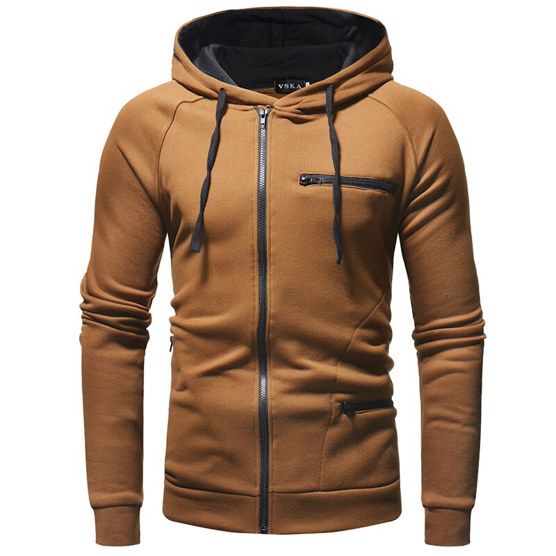 Sweat À Capuche Zippé Slim Pour Hommes | Parfait Pour Le Printemps