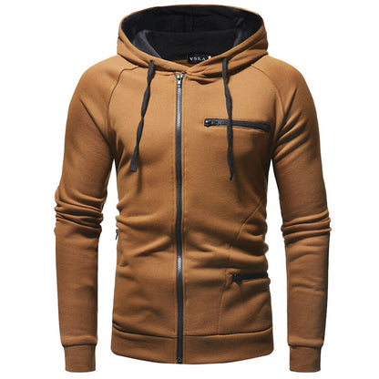 Sweat À Capuche Zippé Slim Pour Hommes | Parfait Pour Le Printemps