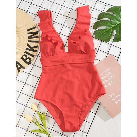 Maillot de Bain Femme Élégant avec Bretelles Délicates - LuxeStyle