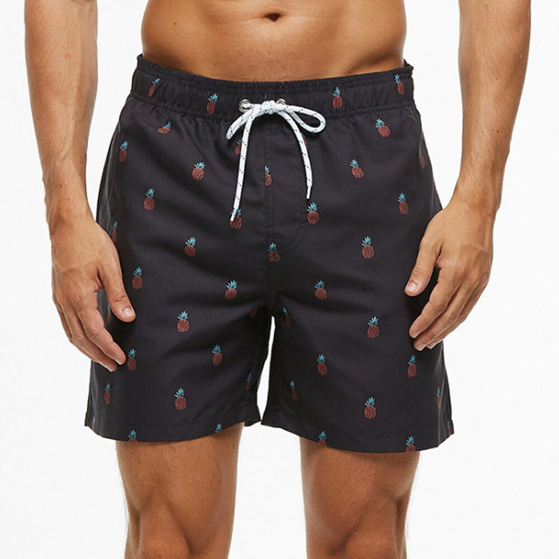 Short de plage stylé imprimé avec ceinture ajustable