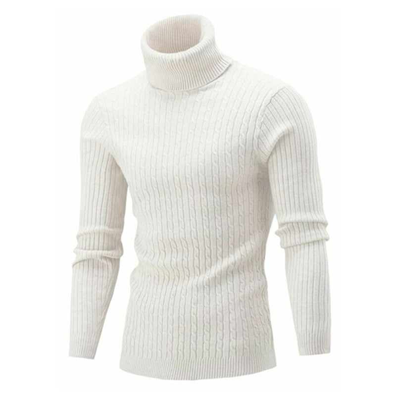 Pull Col Roulé Homme Tricot Luxe & Confortable