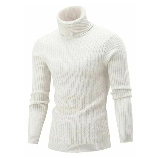 Pull Col Roulé Hiver Homme Chaud - LuxeStyle