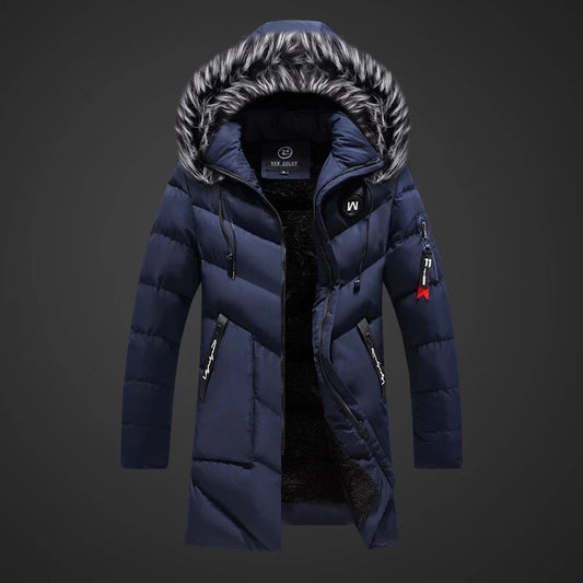 Parka Homme Hiver Douillet, Imperméable & Capuche Réglable - LuxeStyle