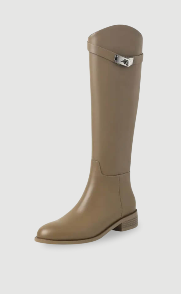 Bottes Équitation Femmes à Fermeture Éclair