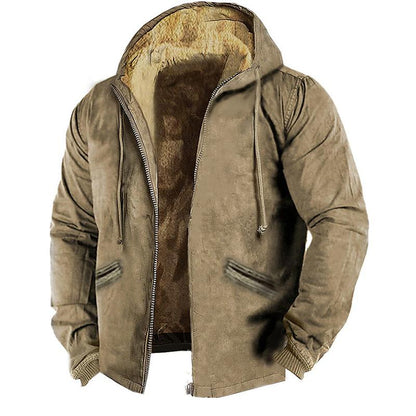Veste Polaire Capuche Élégante Fermeture Éclair