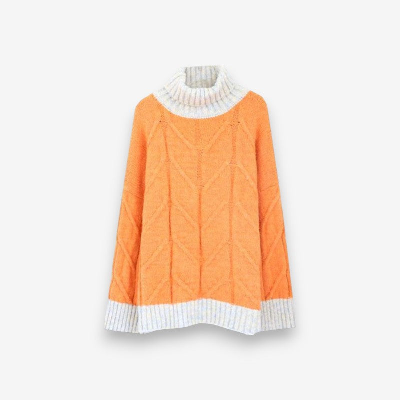 Cardigan Féminin Manches Longues Col Montant Doux - LuxeStyle