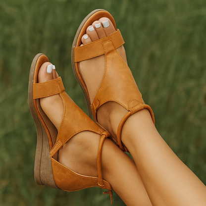 Hawa™ – Sandales Femme Élégantes en Cuir avec Soutien Optimal
