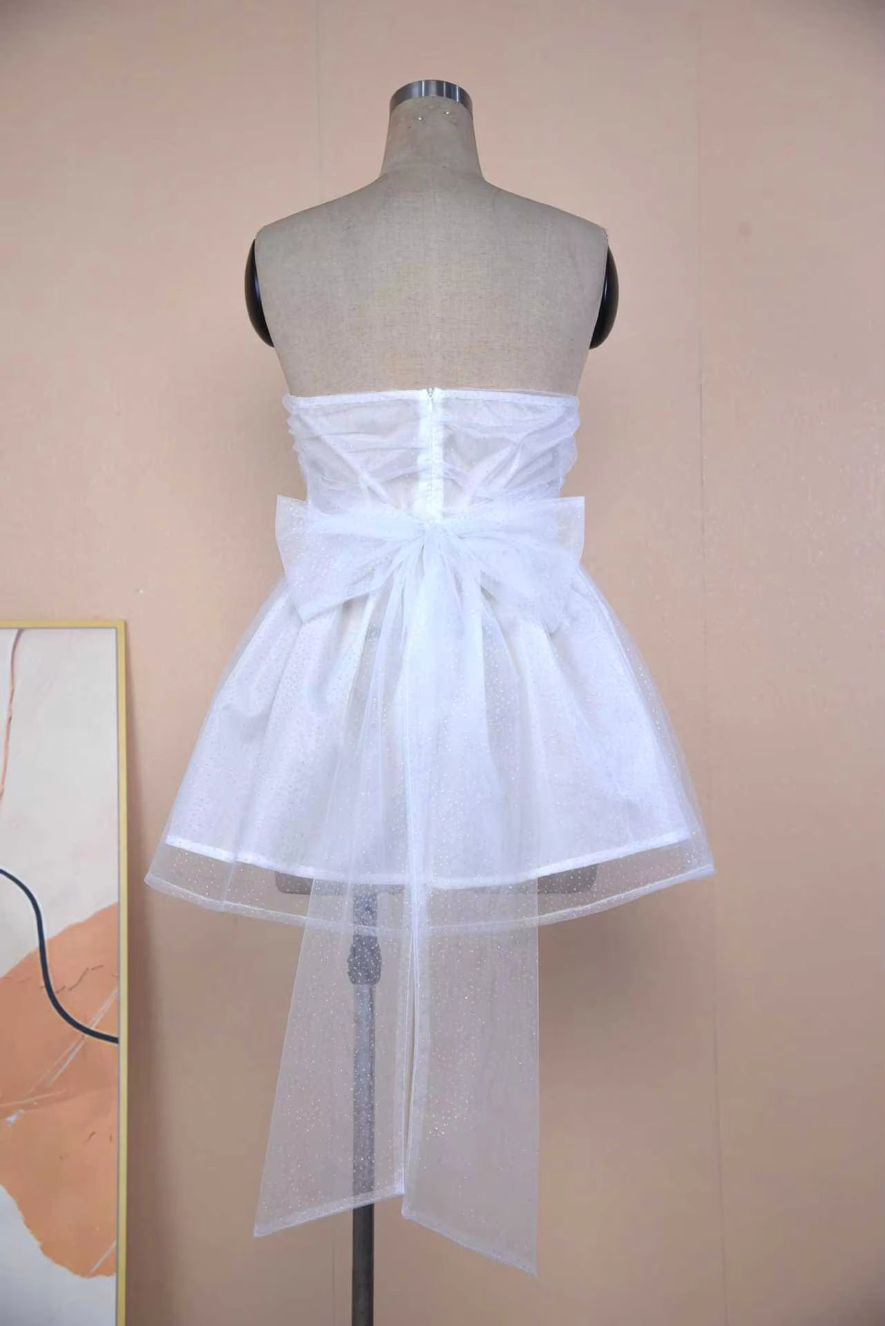 Robe Cocktail Éblouissante Femme Courte