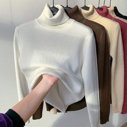 Pull Femmes Col Roulé Douillet