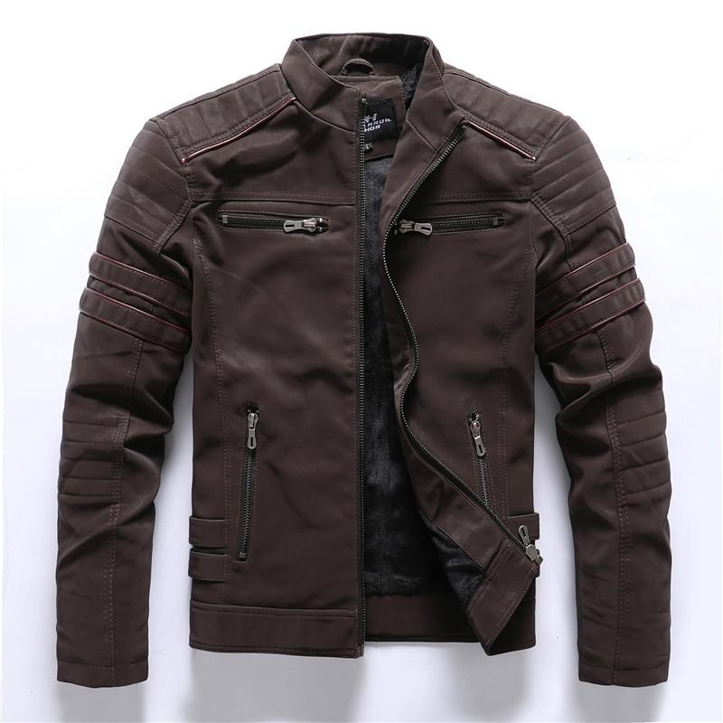 Veste Moto Styliste à Fermeture Éclair pour Homme | Parfaite pour Le Quotidien