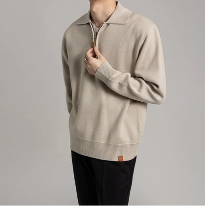 Pull Col Montant Élégant pour Homme