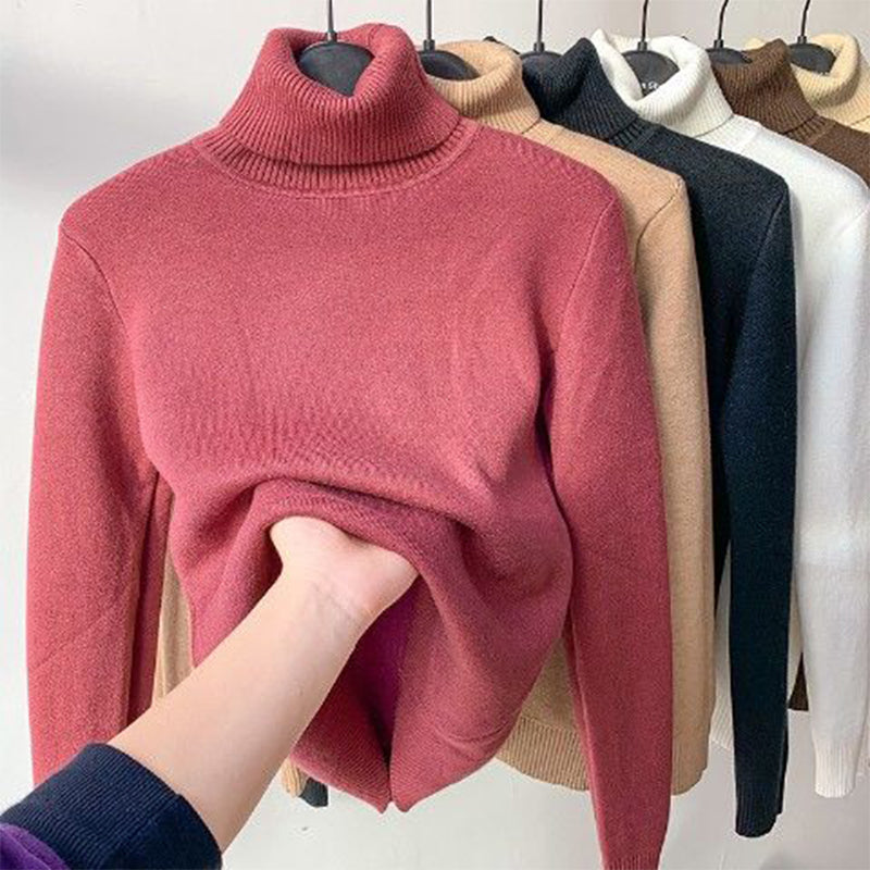 Pull Femmes Col Roulé Douillet