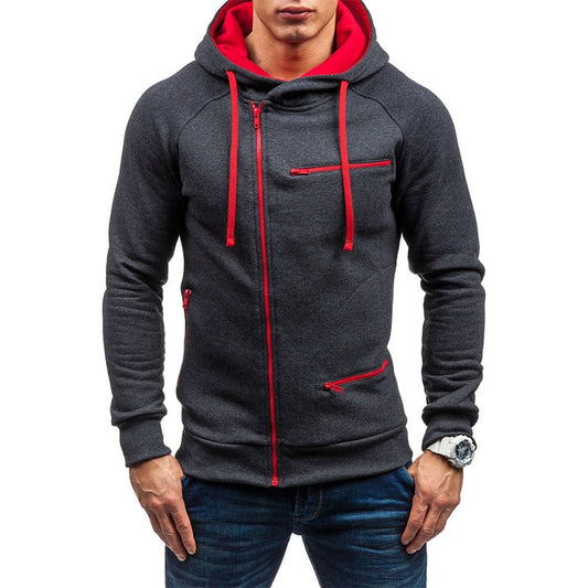Sweat À Capuche Zippé Slim Pour Hommes | Parfait Pour Le Printemps - LuxeStyle