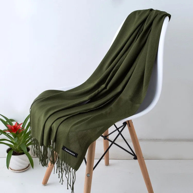 Écharpe douillette pour femme hiver