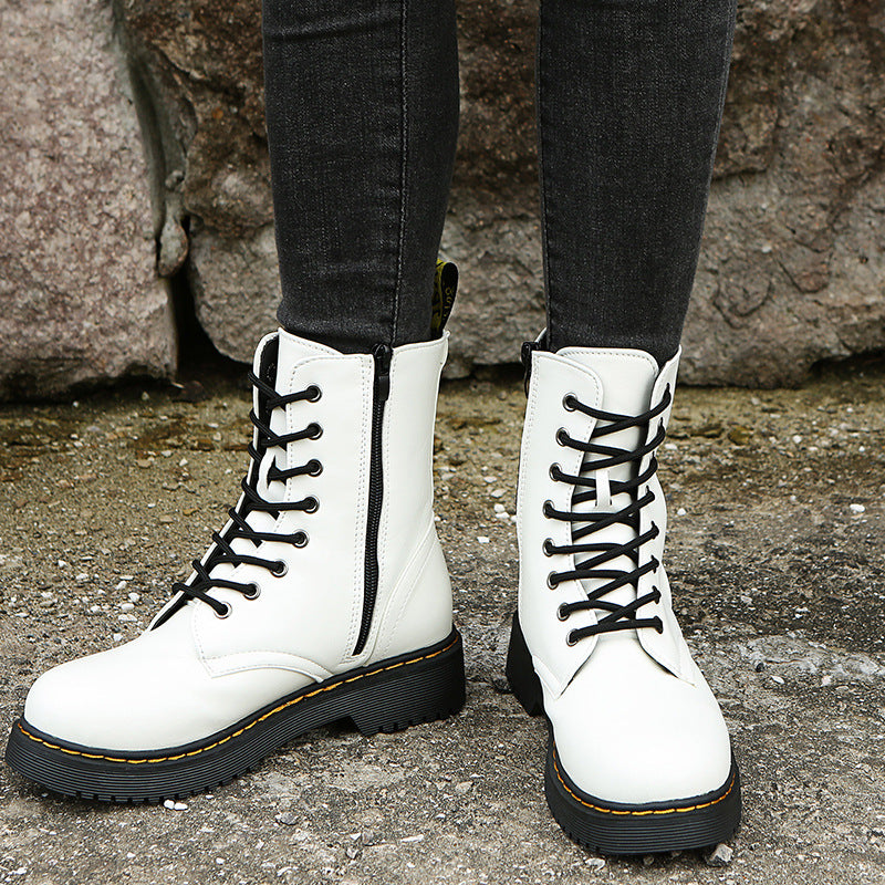 Bottes Femmes à Lacets Chic Hiver - LuxeStyle
