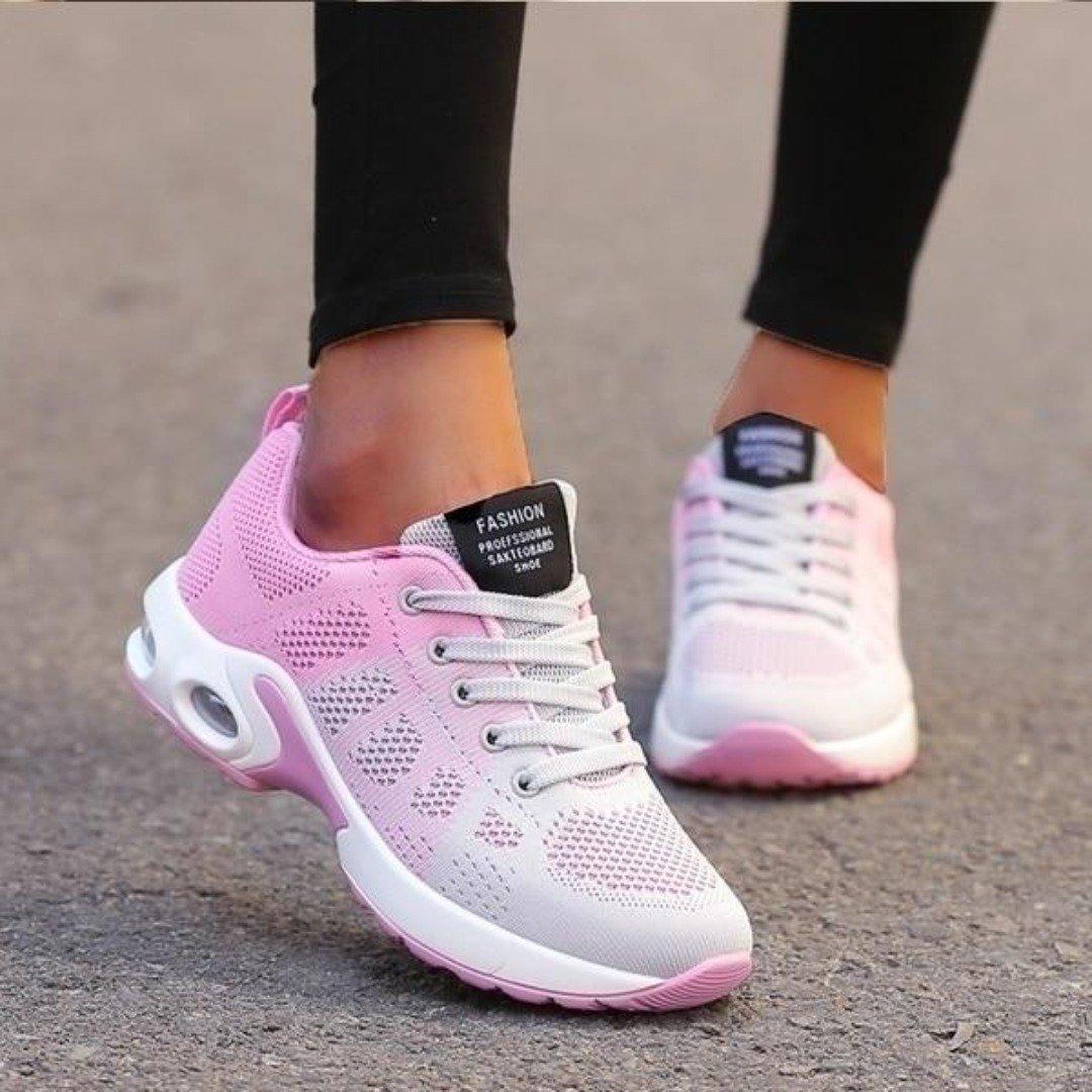 Baskets Femme Violet Bleu Confortables